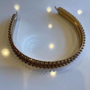Never Worn Gold Beaded Headband